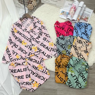 Đồ bộ ngủ Pyjama lụa hình xinh (nhiều hình, hình thật 100% )