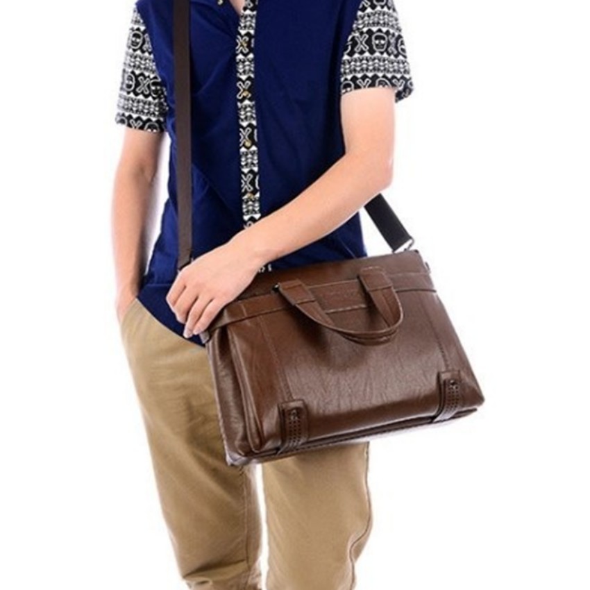 Cặp Da Công Sở Cao Cấp Đồ Da TLG TU 159 2(nâu) [SKM] | BigBuy360 - bigbuy360.vn