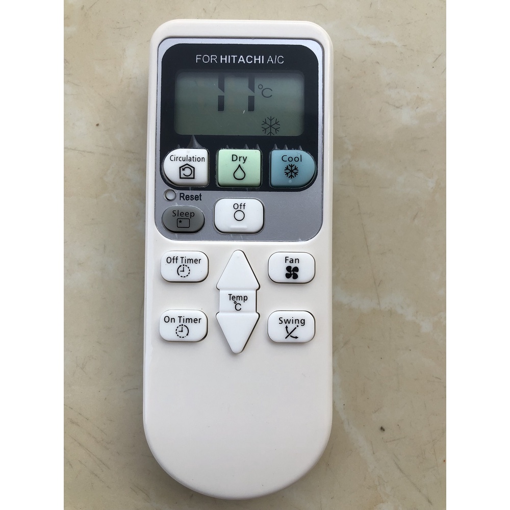 Remote Điều khiển từ xa điều hòa Hitachi dùng cho các dòng RAS-X RAS- RAS-EJ -Hàng mới 100% -Tặng kèm PIN