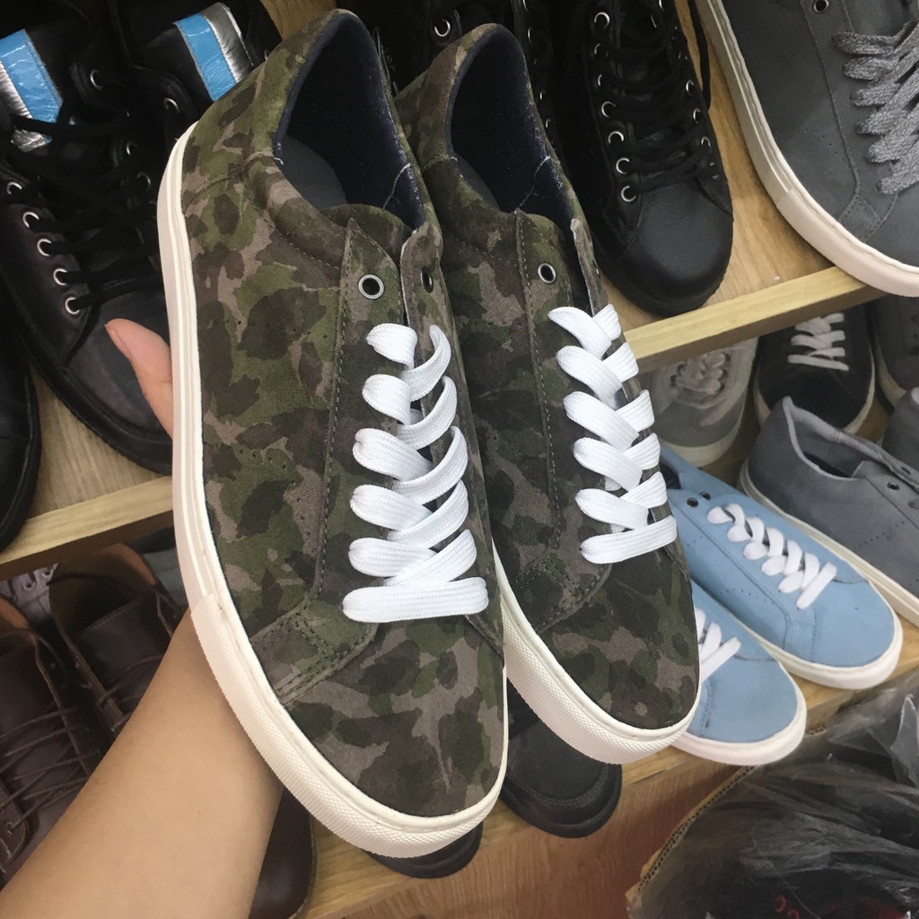 [Xả kho] Giày Sneaker da lộn nam VNXK