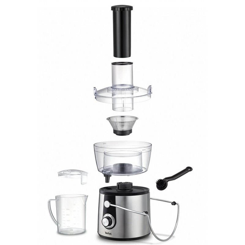 Máy Ép Trái Cây Ly Tâm 0.8L Tefal ZE550D38 800W - Hàng Chính Hãng