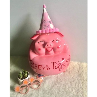 Heo đất tiết kiệm, bỏ ống (lợn đất tiết kiệm) bụng phệ, bụng bự