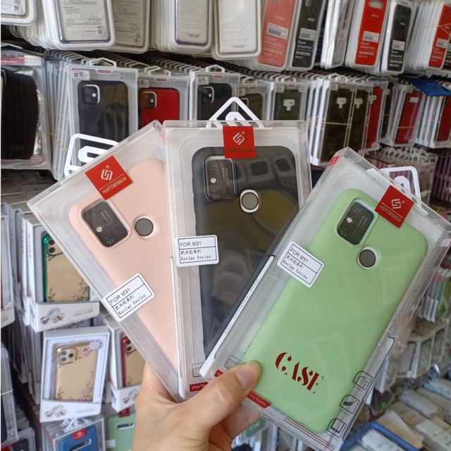 Ốp lưng Samsung Galaxy m21/ M31/ M30S silicon chống bẩn KT Desing