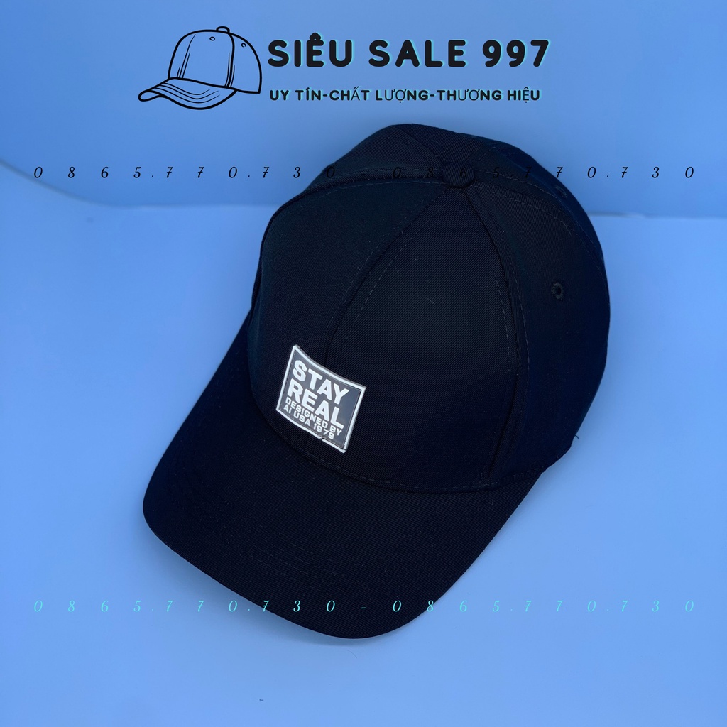 NÓN LƯỠI TRAI STAYREAD THÊU LOGO NHIỀU MÀU CAO CẤP THỜI TRANG NAM NỮ