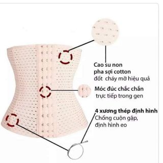 [ Nhập khẩu chính hãng ] Gen nịt bụng NoVa Nhật Bản - chất liệu cotton tre