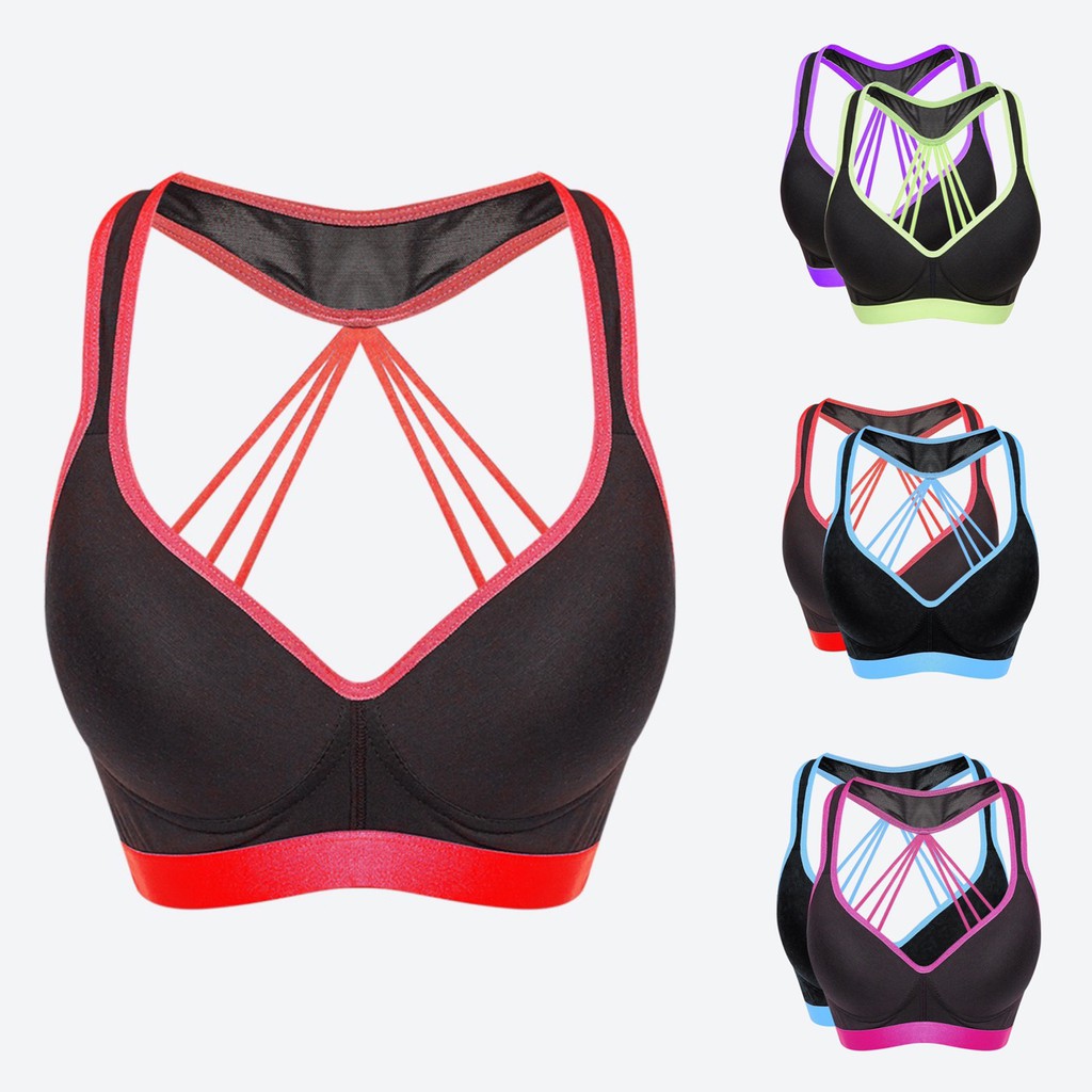 Viviane - Combo 2 áo ngực thể thao ôm trọn và nâng đỡ bầu ngực - High Impact Criss Cross Sports Bra