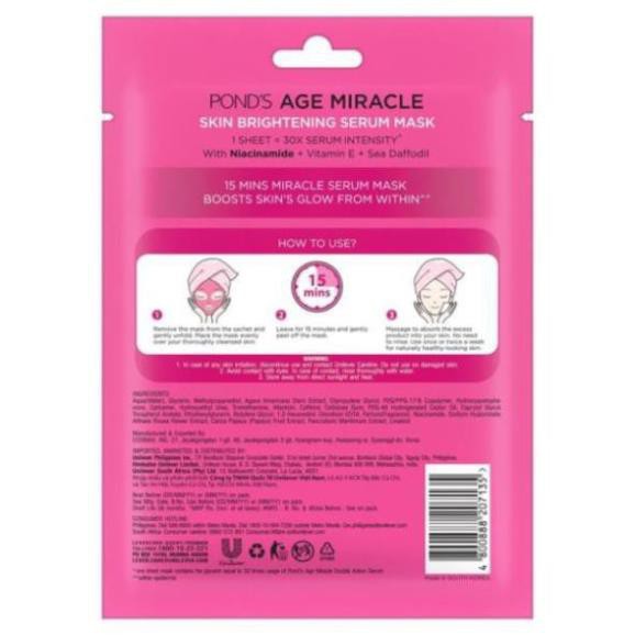 Mặt nạ Pond trắng da