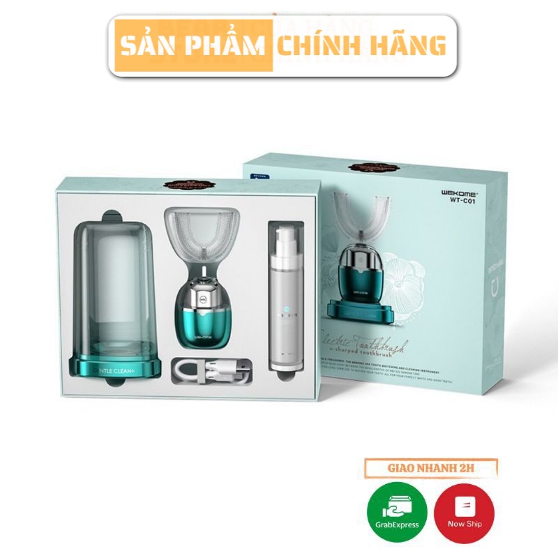 Bàn chải đánh răng điện tự động thông minh hình chữ U REMAX WK WTC-01 dành cho người lớn