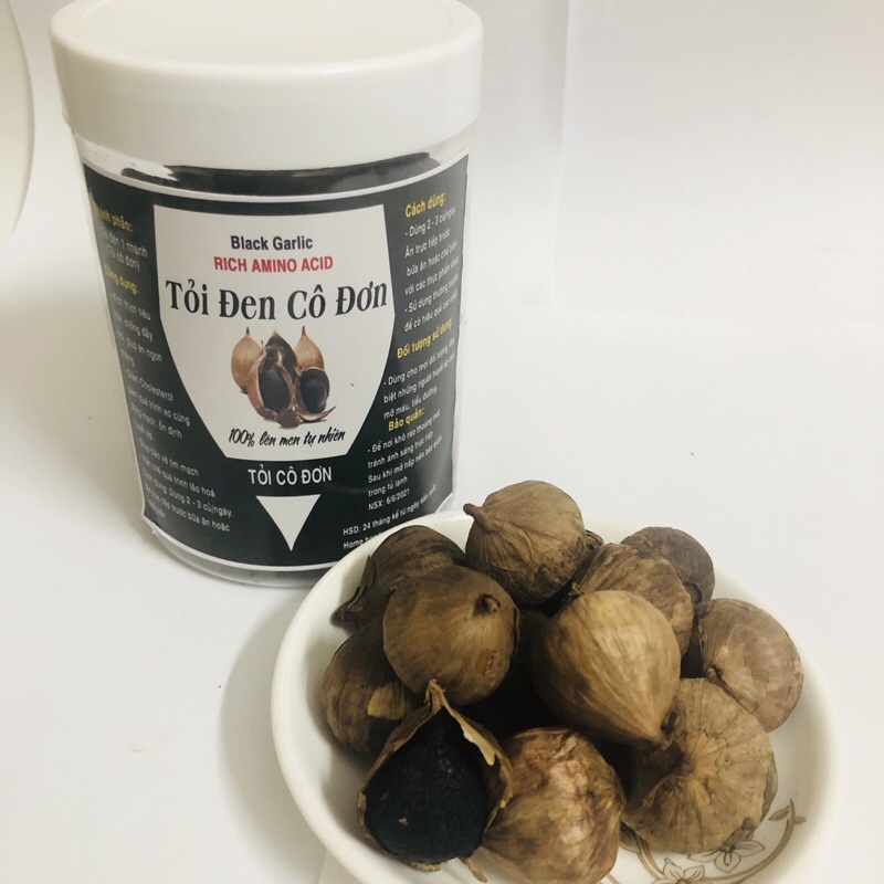 Tỏi đen cô đơn 1 nhánh hộp 300g🌺freeship🌺 tỏi Lý Sơn lên men tự nhiên | BigBuy360 - bigbuy360.vn
