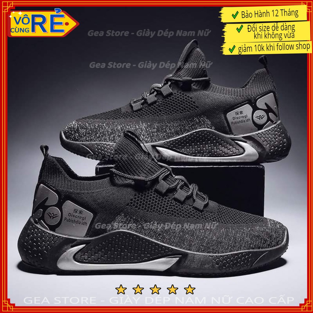 Giày thể thao nam móc xám, vàng Tahugon siêu êm - Giày sneaker nam kiểu dáng sport, tập gym cao cấp  - Mã THGTT04 | BigBuy360 - bigbuy360.vn