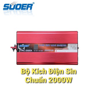 Bộ Kích Điện Sin Chuẩn 2000W 12V Sang 220V Model FPC-2000A Suoer
