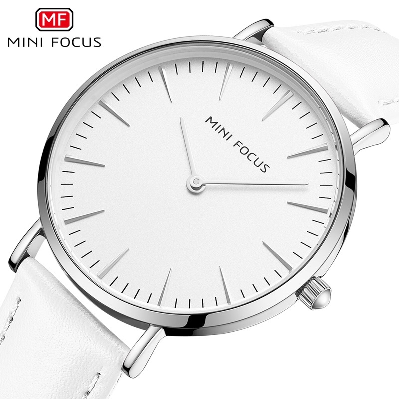Đồng Hồ Nữ Đeo Tay Chính Hãng MINI FOCUS MF0318L.01 Dây Da Thật Màu Trắng Viền Thép Không Gỉ Đẹp Cao Cấp - Có Quà Tặng | BigBuy360 - bigbuy360.vn