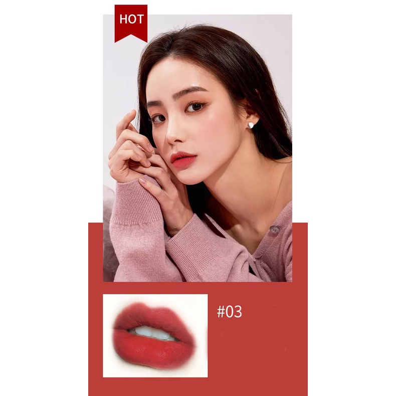 Son Kem Tint Lì Dưỡng Ẩm Lâu Trôi Lameila Siliky Lip Glaze - Son HOT TREND 2021 Nội Địa Trung Clovershop68