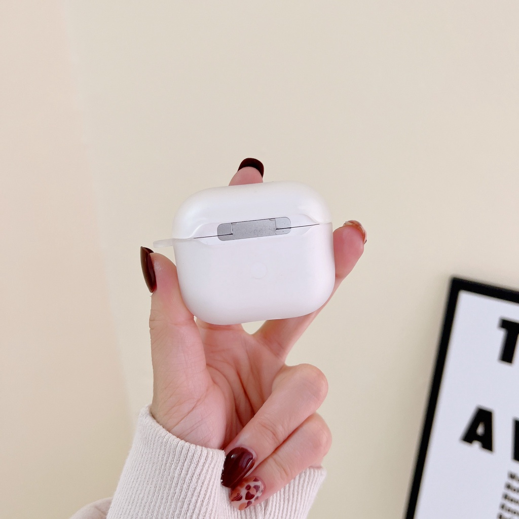 Vỏ Bảo Vệ Hộp Đựng Tai Nghe AirPods 1 2 3 Pro inPods i12 / i12Pro Bằng TPU Silicon Mềm Trong Suốt