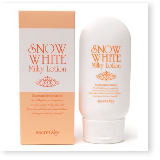 [Mã giảm giá] Sữa Dưỡng Thể Dưỡng Trắng Da Toàn Thân Secret Key Snow White Milky Lotion 120g