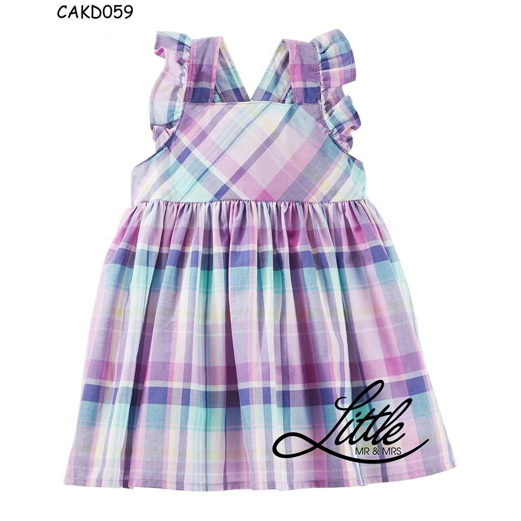 Váy Cho Bé Gái, Đầm Bé Gái Thun CARTER'S Chính Hãng