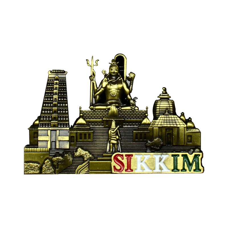 Nam Châm Dán Tủ Lạnh Bằng Kim Loại Hình Ai Cập sikkim