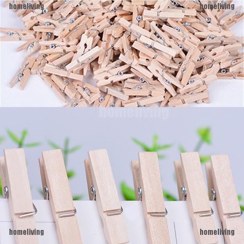 ❤❤Kẹp Quần Áo Bằng Gỗ Tự Nhiên 50x25MM