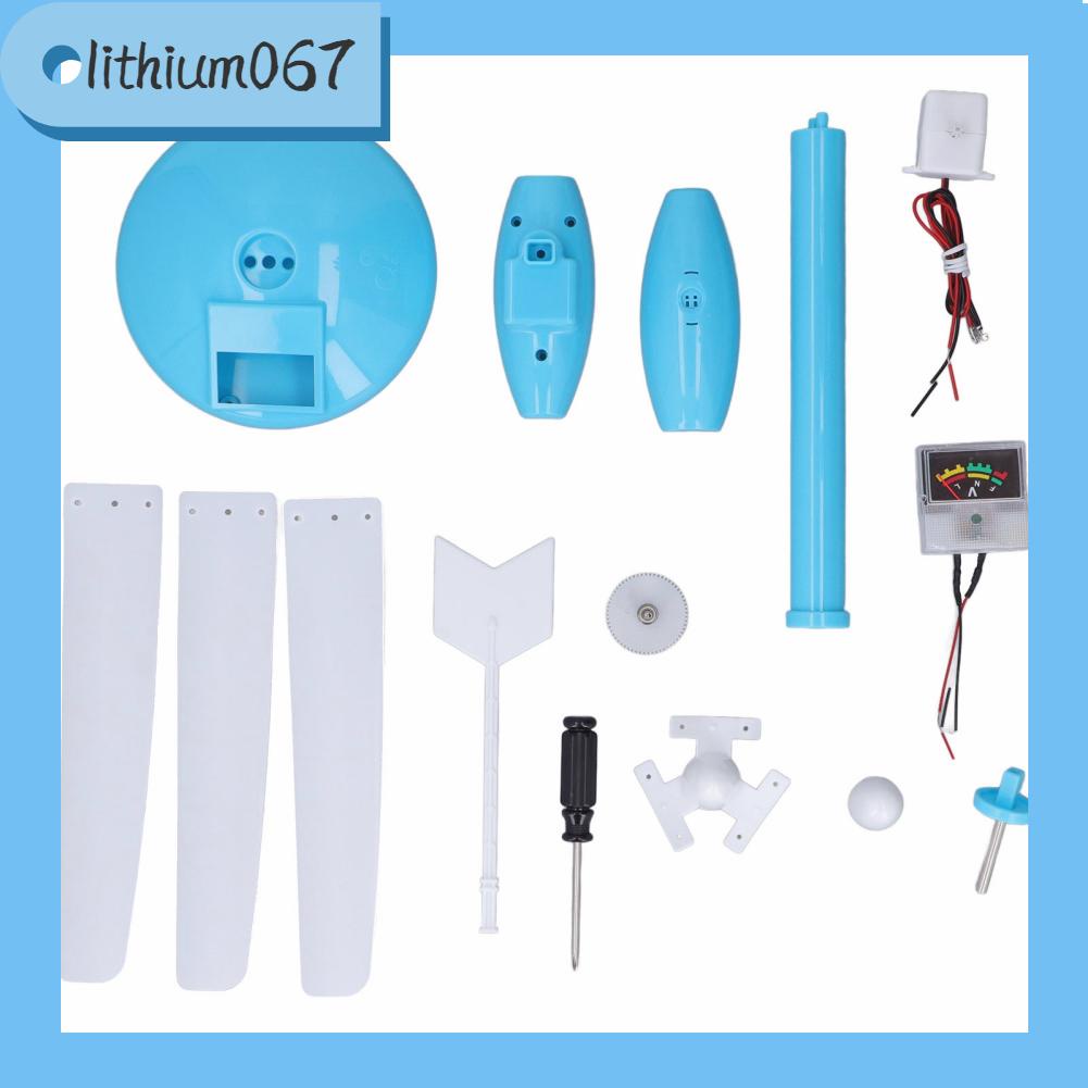Lithium067 Bộ tua bin gió Tạo ra điện Năng lượng mặt trời tái tạo Học tập cho độ tuổi trên 8