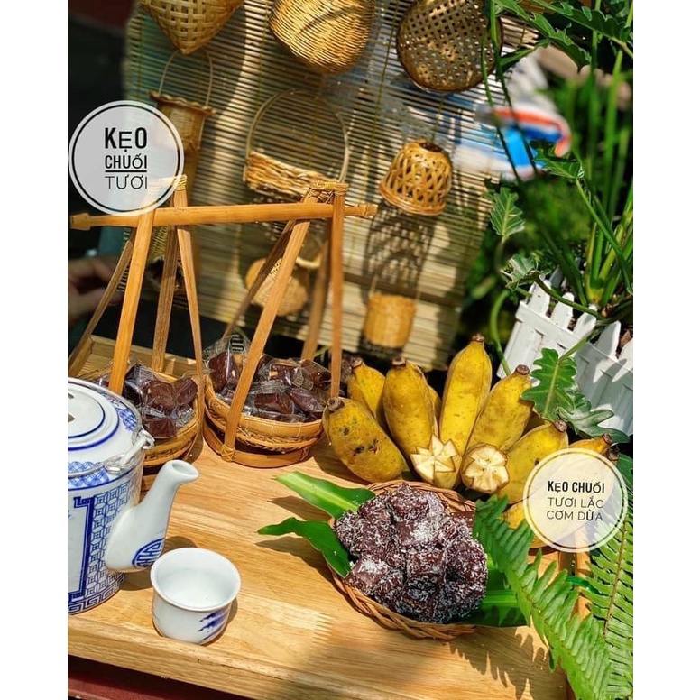 Kẹo Chuối Phủ Dừa Trai Đẹp 400G