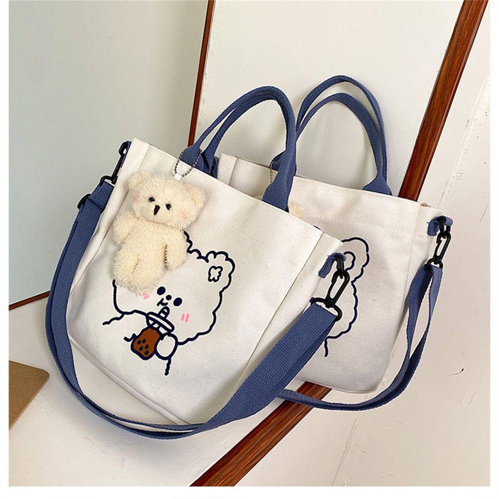 Rowans Túi Xách Canvas Mua Sắm Xinh Xắn Thời Trang Cho Nữ