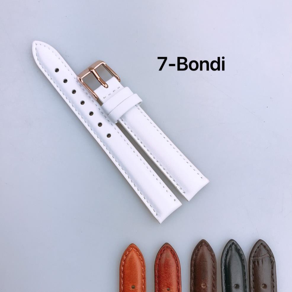 Dây da đồng hồ Daniel Wellington khóa vàng & bạc đủ size - DW VIỆT NAM