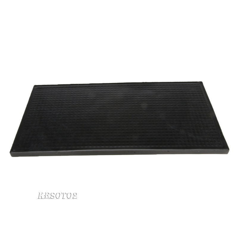 Thảm Cao Su Màu Đen 30x15x1cm Lót Trang Trí Cho Quầy Bar / Nhà Ở / Quán Cà Phê Kesoto2
