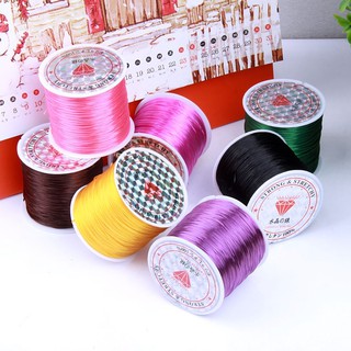 Cước chun tơ co giãn xỏ vòng tay nhiều màu tiện lợi - kỳ lân