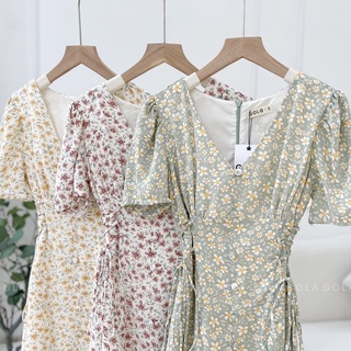 Đầm CADIE - Đầm cổ tim đan eo