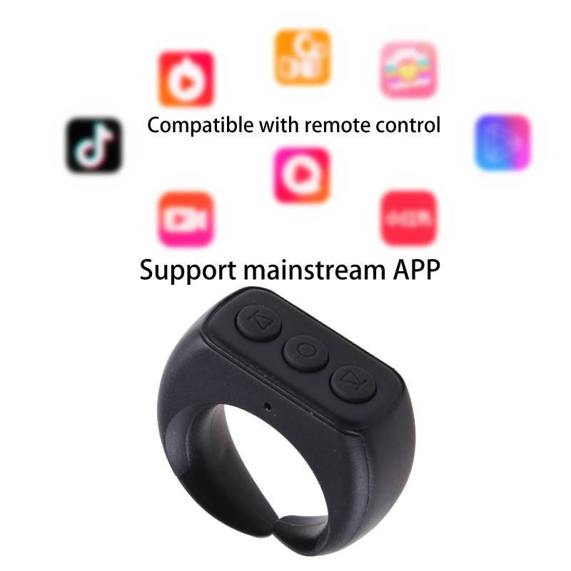Thiết Bị Điều Khiển Từ Xa Đeo Ngón Tay Có Thể Sạc Lại Bluetooth Bền Bỉ Cho Điện Thoại