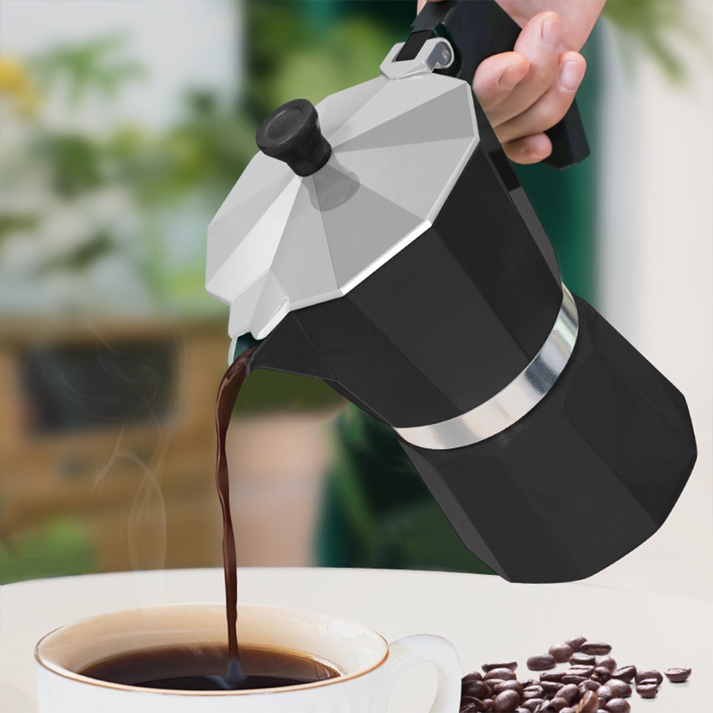Ấm Pha Cà Phê Espresso Kiểu Cổ Điển Dễ Sử Dụng