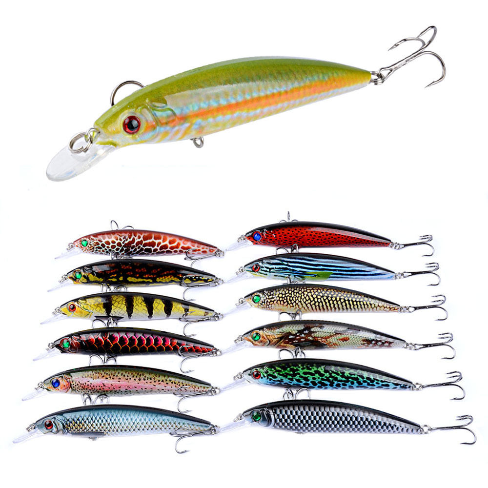 Mồi Câu Cá Giả Bằng Nhựa Cứng 11cm / 13.4g