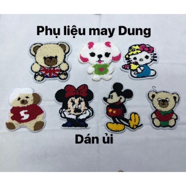 Dán ủi hình động vật