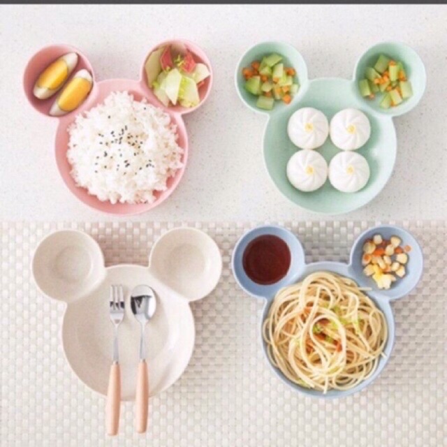 Khay ăn dặm hình gấu cho bé
