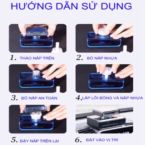 Nước hoa ô tô DUKE cao cấp đặt taplo ô tô khử mùi chống say xe chiết xuất hoàn toàn từ thiên