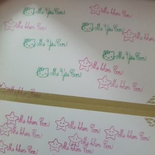 Combo 3 Dấu Dstamp(  mặt dấu 14mm× 38mm. )