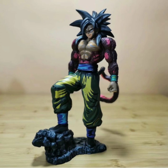 Mô Hình Dragon ball 7 viên ngọc rồng Songoku Saiyan 4 đặc nặng 26cm