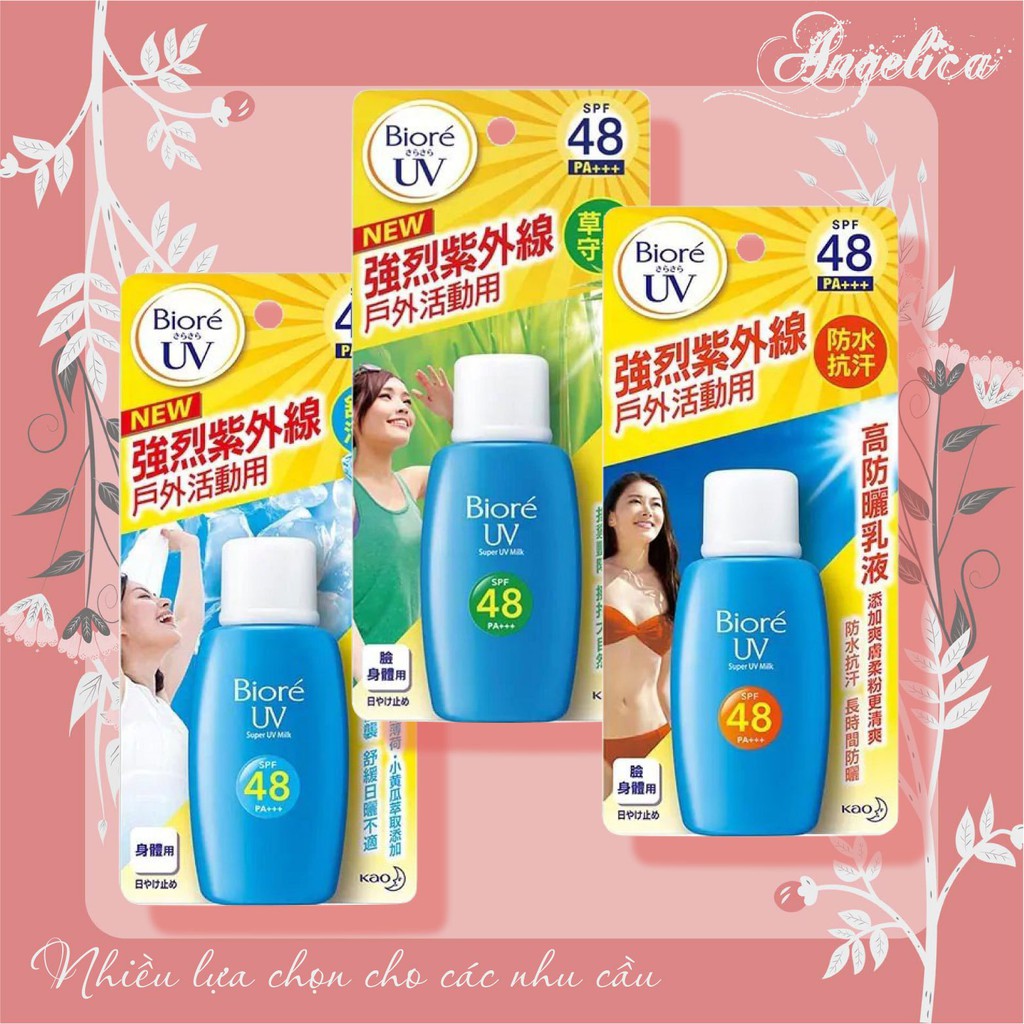 KEM CHỐNG NẮNG BIORE UV CHO HOẠT ĐỘNG NGOÀI TRỜI SPF48 PA+++