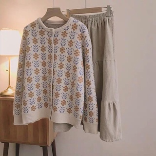 Áo len nữ thêu hoa cực xinh vintage ảnh thật
