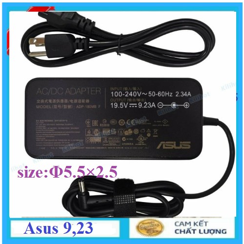 ⚡️Sạc Laptop Asus 19.5V-9.23A - For ASUS G46VW G55VW G70G G70S ADP-180MB F,ADP-180HB D,FA180PM111
