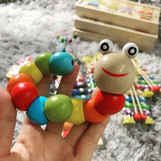 Sâu gỗ nhiều màu sắc ngộ nghĩnh