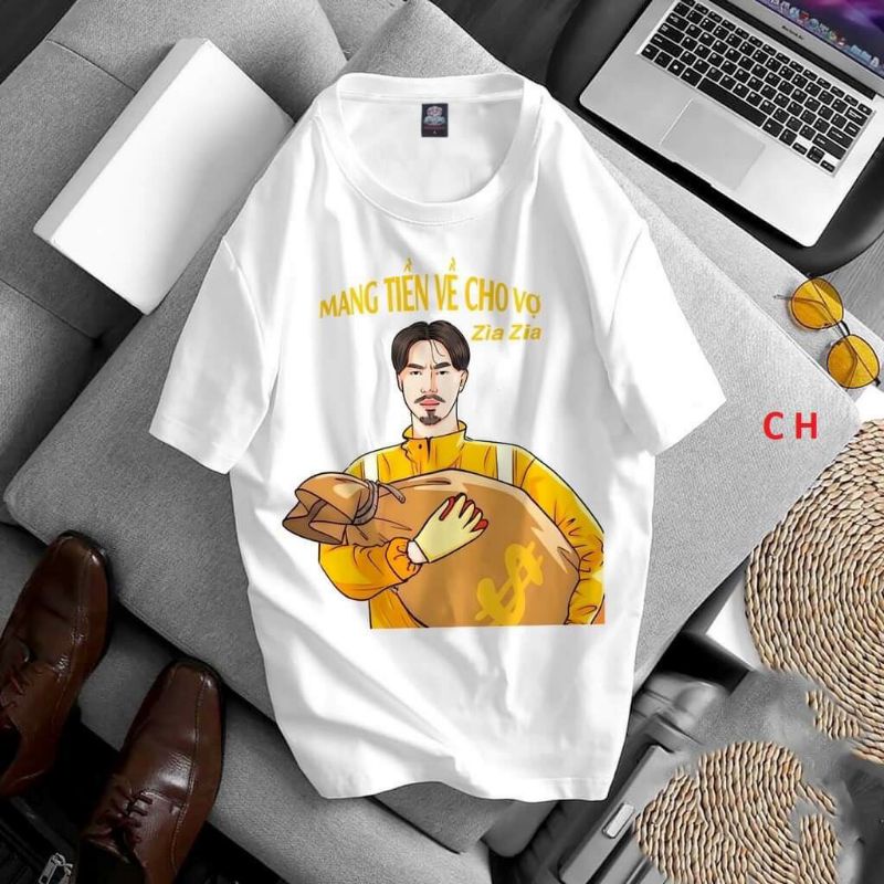 Áo thun tay lỡ Mang tiền cho Me❤áo phông nam nữ unisex form rộng freesiz❤ Kiểu áo sad boiz mặc nhóm ; đôi
