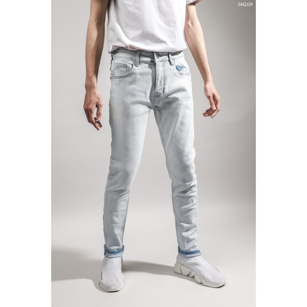 |Hẻm Store| Quần Jean nam, quần bò nam SATOSHI form slimfit ống ôm gọn chất jean co dãn thoải mái | BigBuy360 - bigbuy360.vn