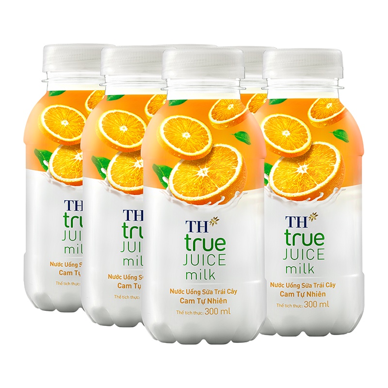 CHAI SỮA TRÁI CÂY TH TRUE JUICE MILK 300ML