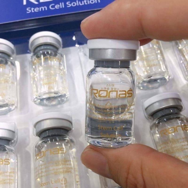 Tế Bào Gốc Ronas Xanh Giảm Mụn, Nám, Sẹo, Làm Trắng Da Hàn Quốc - Full Hộp 10 Lọ