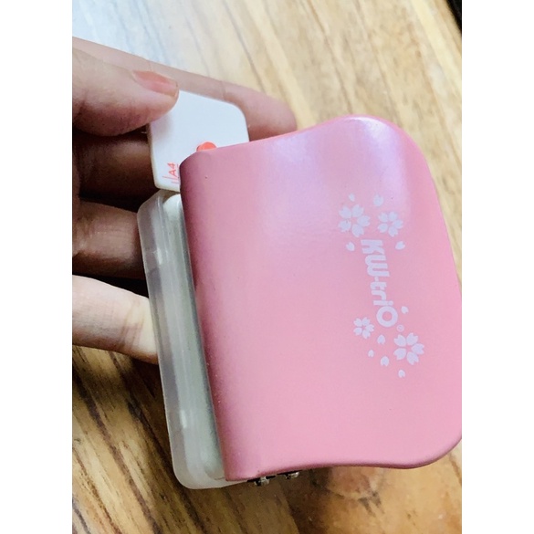 Dụng cụ bấm lỗ giấy sổ còng nhiều lỗ A5 B5 A4 🐻🌸 tự làm sổ học tập, planner, kết hợp lò xo còng và bìa, ngăn trang