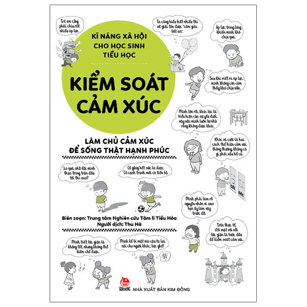 Sách Kĩ năng xã hội cho học sinh Tiểu học Kiểm soát cảm xúc Kim đồng