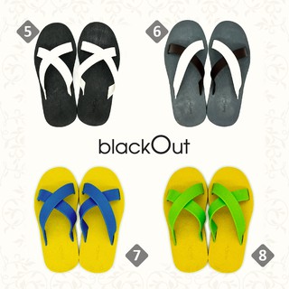 Dép Quai Chéo blackOut Nữ