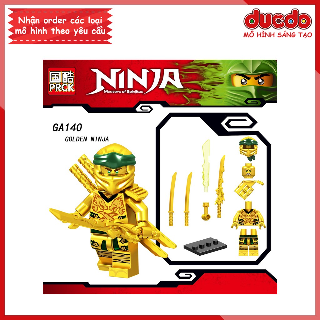 Minifigures các nhân vật Ninjago tuyệt đẹp - Đồ chơi Lắp ghép Xếp hình Mini Mô hình Ninja LeLe GA137-A142