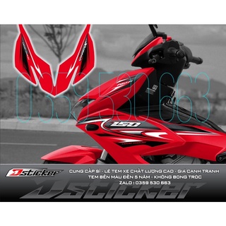 Tem rời winner x xe đỏ full - mẫu mới 2021
